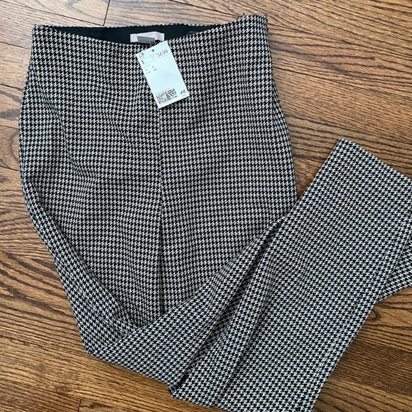 houndstooth pants h&m